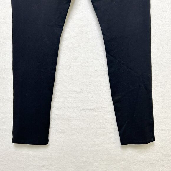 EILEEN FISHER Pull On Stretchy Mid Rise Knit Slacks Career Travel Black Sz S - Picture 6 of 8